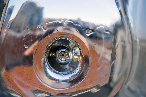 Roof from behind the water glass