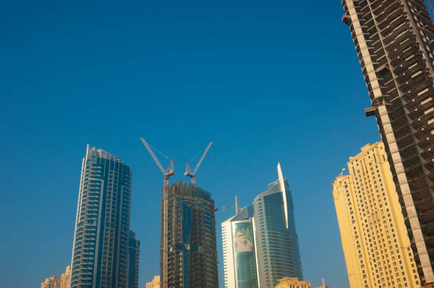 istock High rise buildings and streets in Dubai, UAE 1880308756
