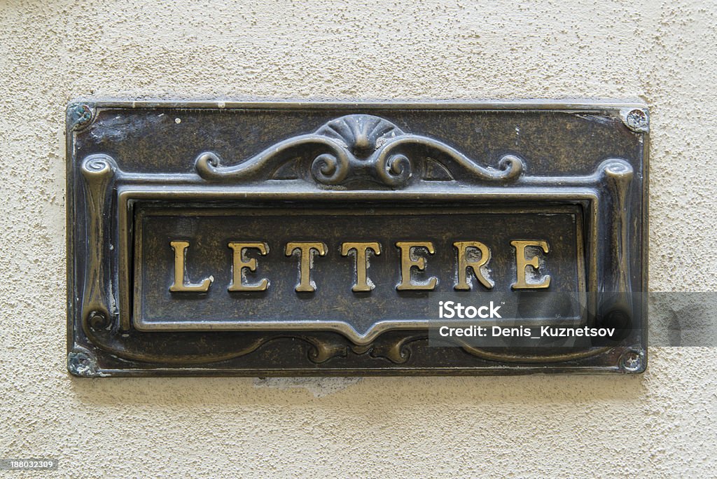 Italiano cassetta postale - Foto stock royalty-free di Affari