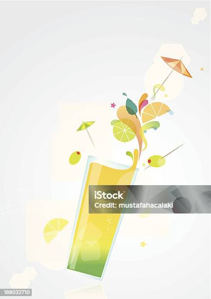 Cocktail Estivo - Immagini vettoriali stock e altre immagini di Aperitivo - Aperitivo, Punch, Estate
