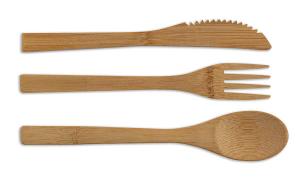 istock ecological bamboo cutlery, knife, fork and spoon 1880353244