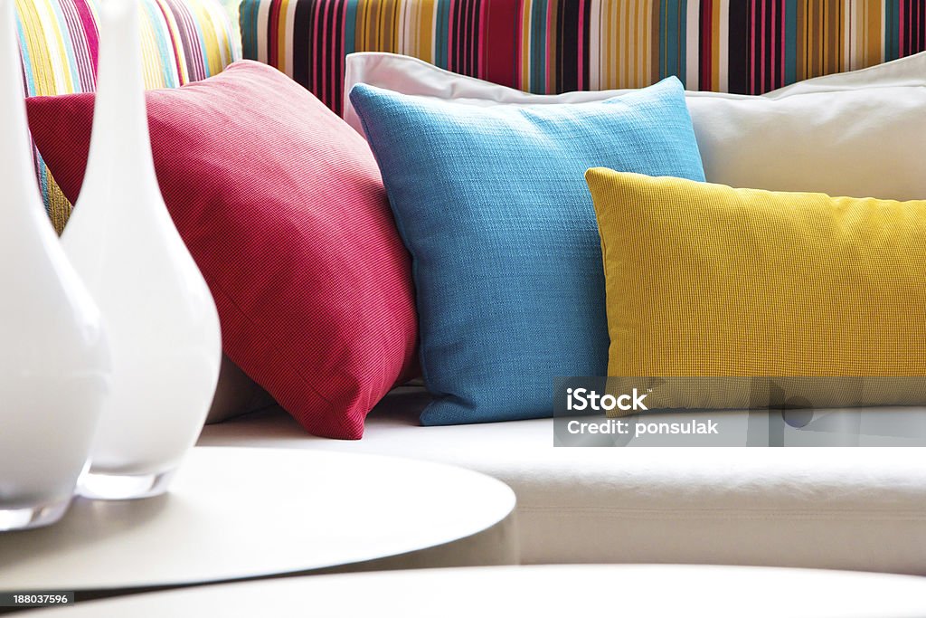 Colorful cushions Cushion Stock Photo