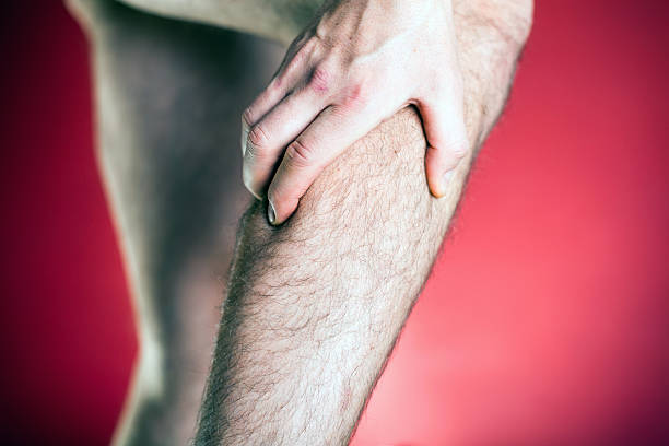 istock Running physical injury, leg pain 188040245