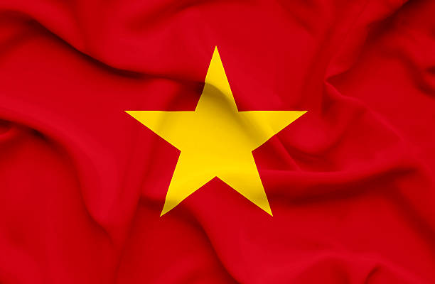 istock Vietnam waving flag 188043688