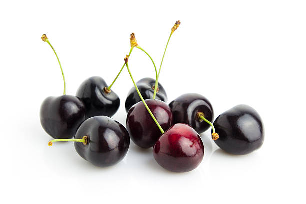 cherries-englische redewendung - black cherries stock-fotos und bilder