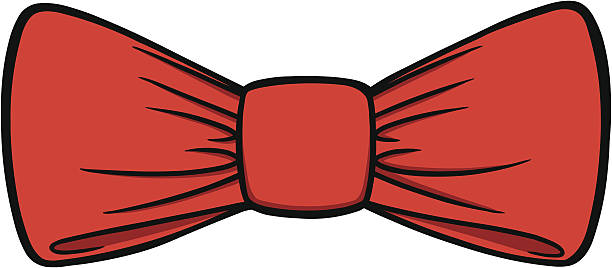 muszka - bow tie stock illustrations