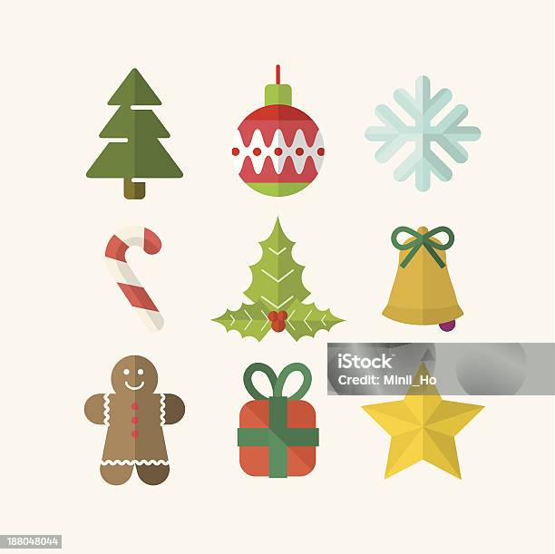 Christmas Icons Stock Illustration - Download Image Now - Christmas, Cookie, Icon Symbol