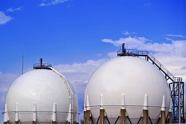 istock Petroleum Storage Tanks on Petrochemical Plant 188048556