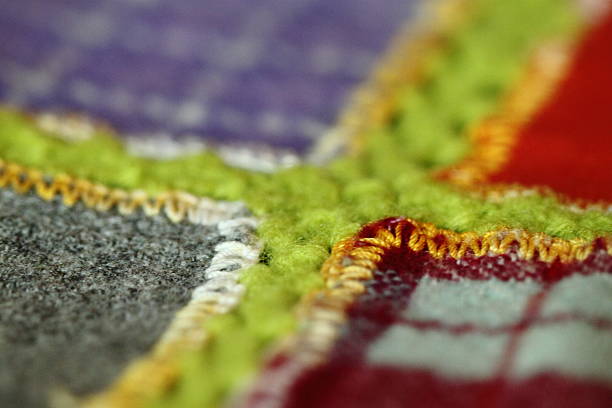 istock Colorful Handmade Quilt 188048867