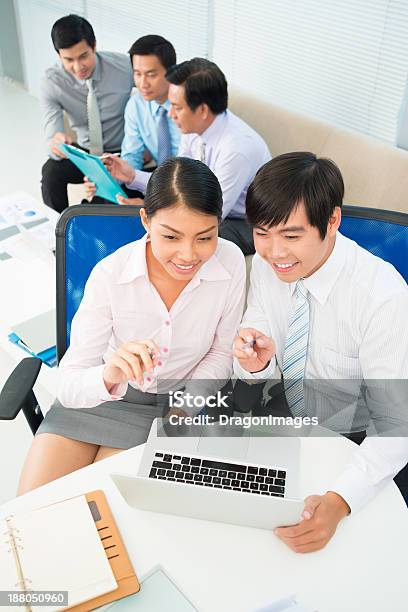 Business Networking Stock Photo - Download Image Now - Adult, Analyzing, Asian and Indian Ethnicities