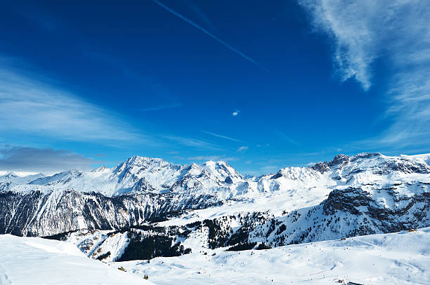 istock Mountains with snow in winter 188051366