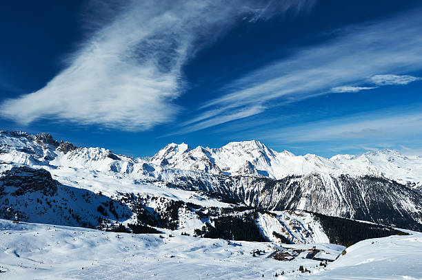 istock Mountains with snow in winter 188051489