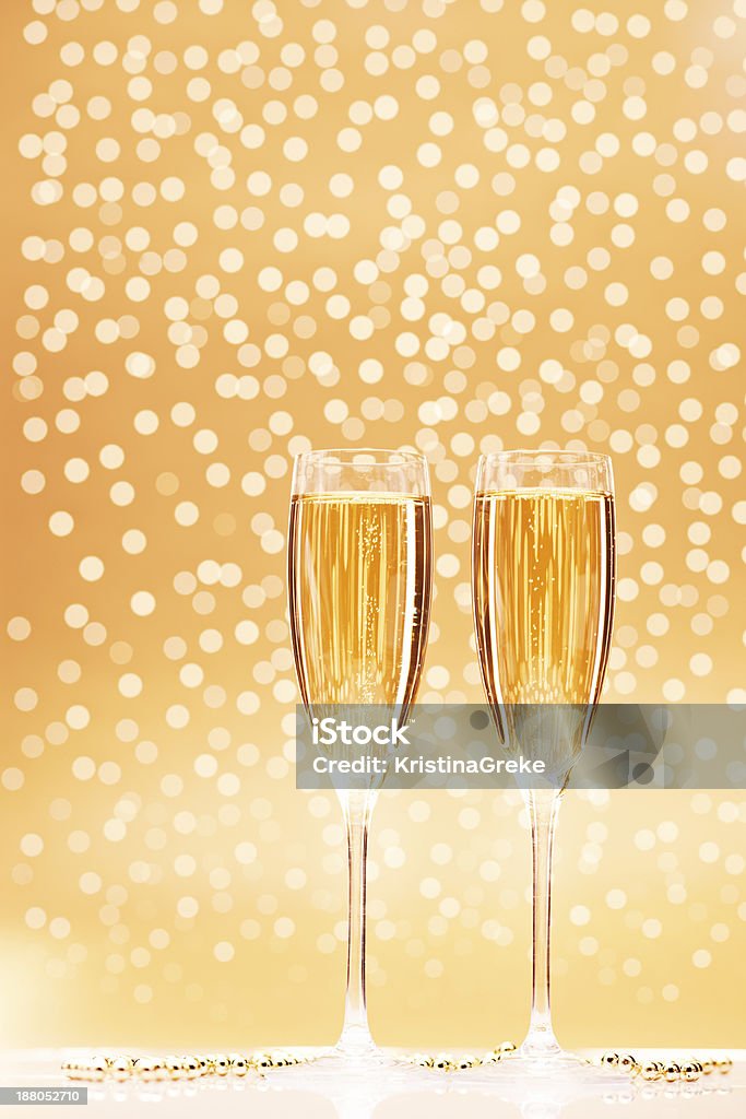 Navidad con champán - Foto de stock de Abalorio libre de derechos