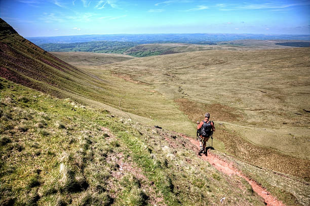 istock Mature man hiking in Wales 188054669