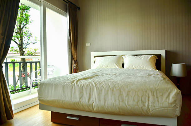 istock Beautiful modern home and hotel bedroom interior design 188054935
