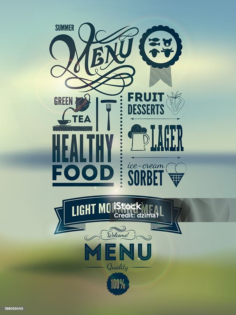 Plakat Menu.  Wektor tle. - Grafika wektorowa royalty-free (Abstrakcja)