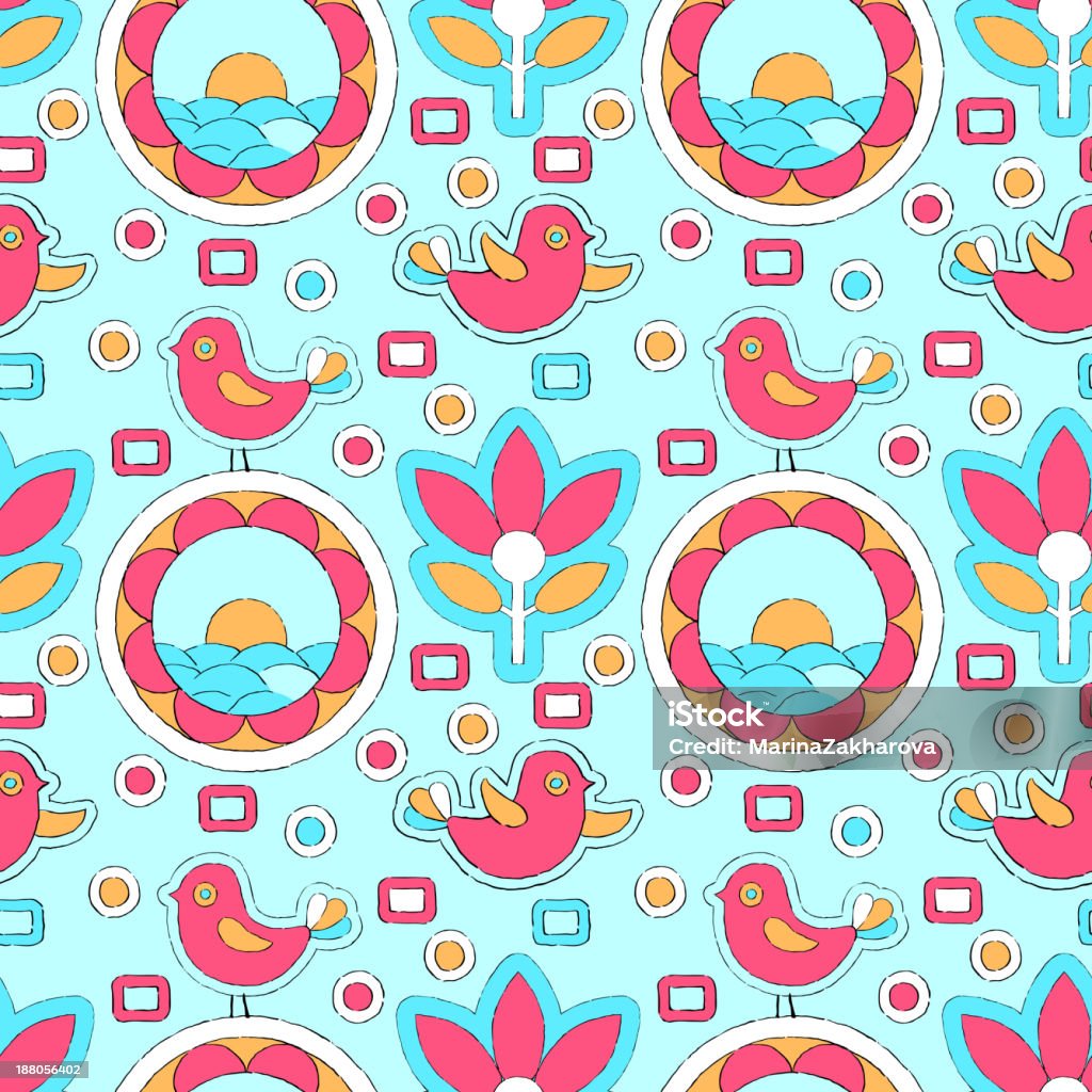 Cartoon Background Pattern Seamless Pattern Stock Illustration - Download Image Now - Backgrounds ...