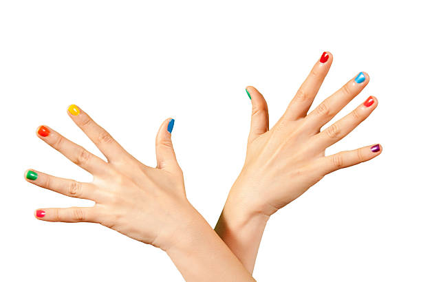 istock Beautiful woman hands with manicure 188060981
