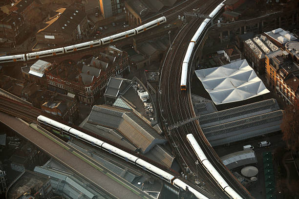 istock London transportation with trains, England 188062138