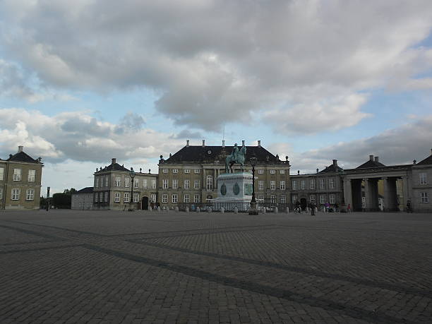 istock Amalienborg Interior Courtyard Summer View, Copenhagen Denmark 188064275