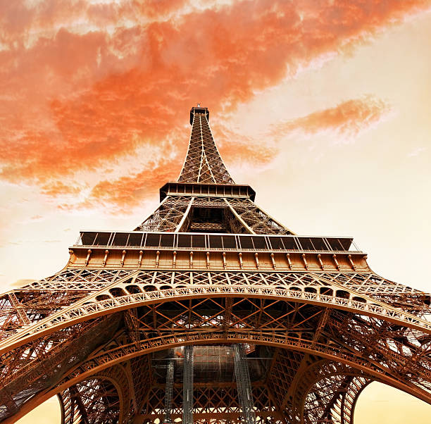 istock View at foot of Eiffel Tower. Evening.Paris. 188065896
