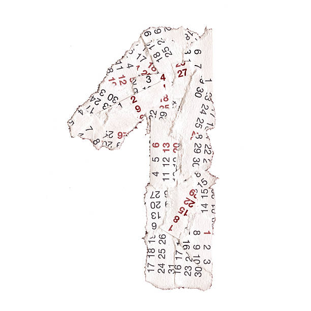 istock number one made of torn paper sheets 188065998