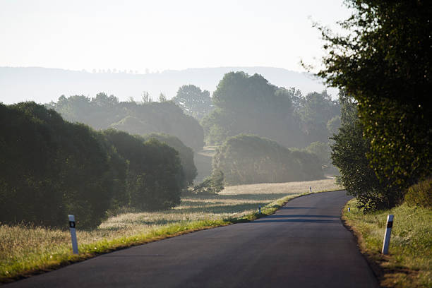 road in the country stock photo