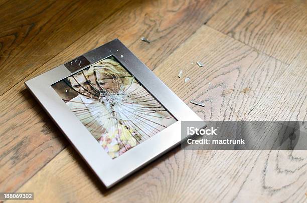 Broken Picture Frame With Married Couple Stock Photo - Download Image Now - Broken, Picture Frame, Photography