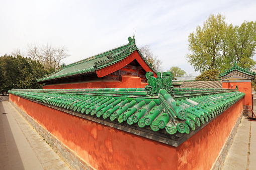 View on Temple roof, China Temple South Korea.