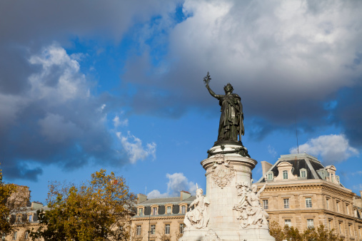 Statue at the place de la République, Paris