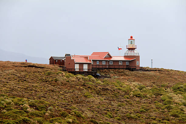 Lighthouse Station, Cape Horn stock photo