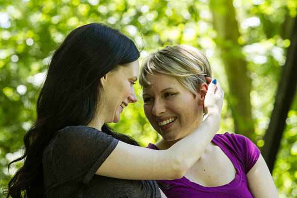 istock Girlfriend pushing her partner's hair back, horizontal 188072980
