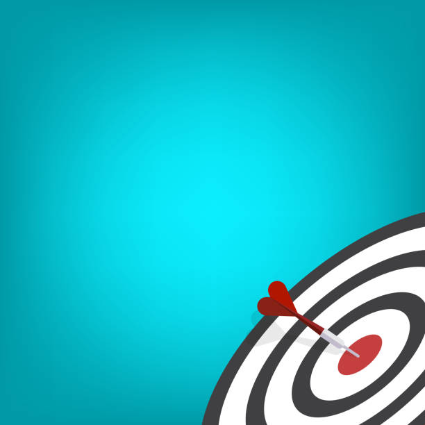 istock Dart hits the center. Business challenge failure and success concept. 1880734224