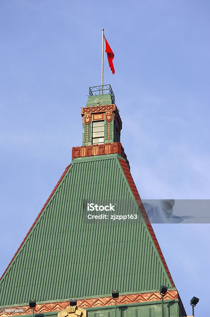 Shanghai retro roof Architecture Stock Photo