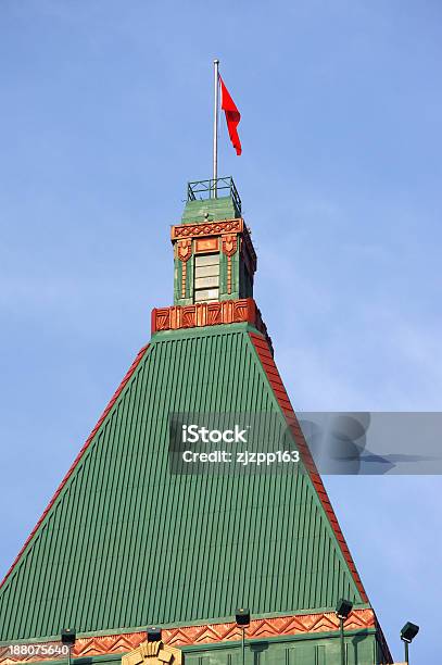 Shanghai Retro Roof Stock Photo - Download Image Now - Architecture, Asia, Bank - Financial Building
