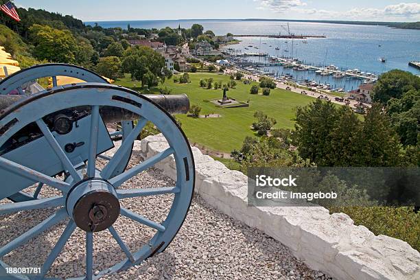 Cannon Look Out Stock Photo - Download Image Now - Mackinac Island, Fort, Michigan