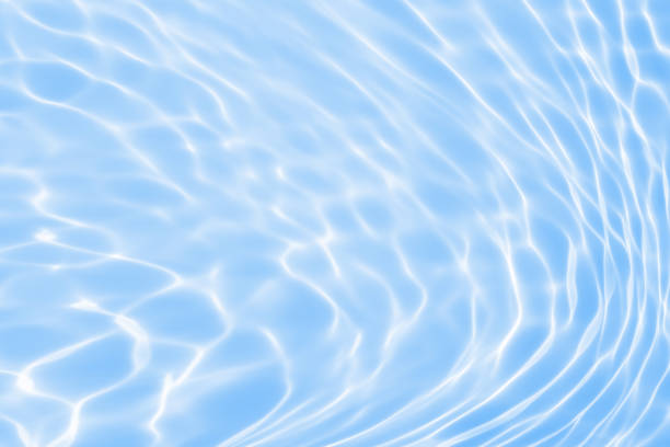 istock Abstract transparent water shadow surface texture natural ripple on blue background 1880829811