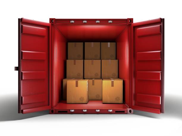 istock Freight transportation, package shipment, shipping and delivery concept 1880849483
