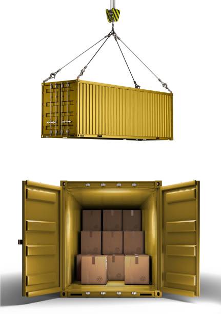 istock Freight transportation, package shipment, shipping and delivery concept 1880849563
