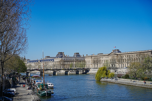 The Montmartre district in Paris