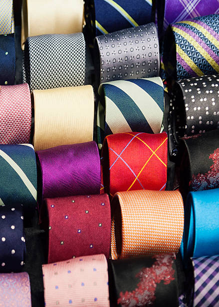 istock Detail of silk ties 188093068