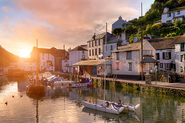 Cornish fishing village