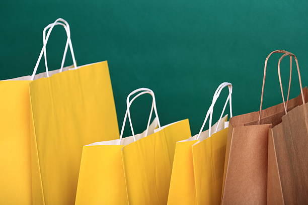 istock Shopping paper gift bags 188093920