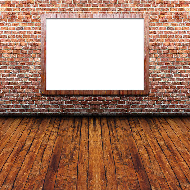 istock Old room with wooden billboard 188094064