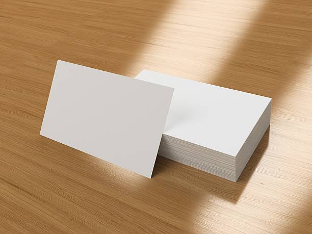istock Business cards blank mockup - template 188097895