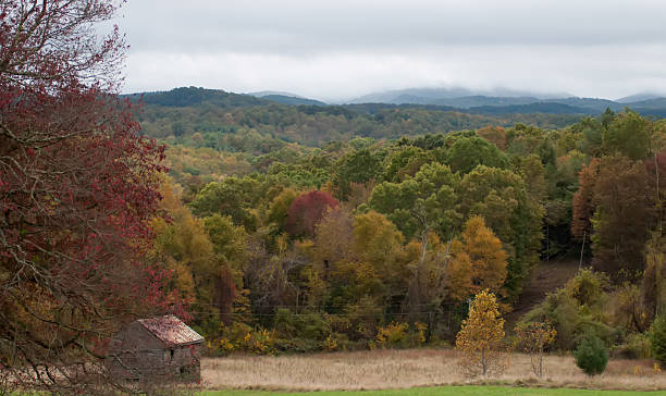 istock mountain farm land in virginia mountains 188100557