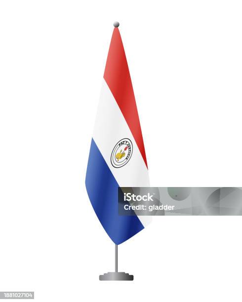 Flags With Reverse Side Paraguay Flag Reverse Side On Flagpole For Official Meetings ...