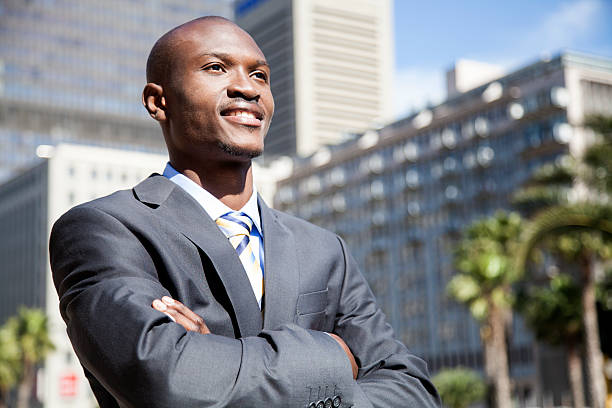 istock African businessman ready for whatever the world throws at him. 188105505
