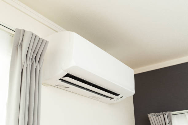 istock Air conditioner installed in the room. 1881097433