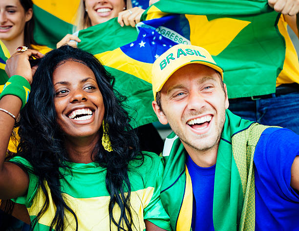 istock Brazil Supporters at the Stadium 188117780